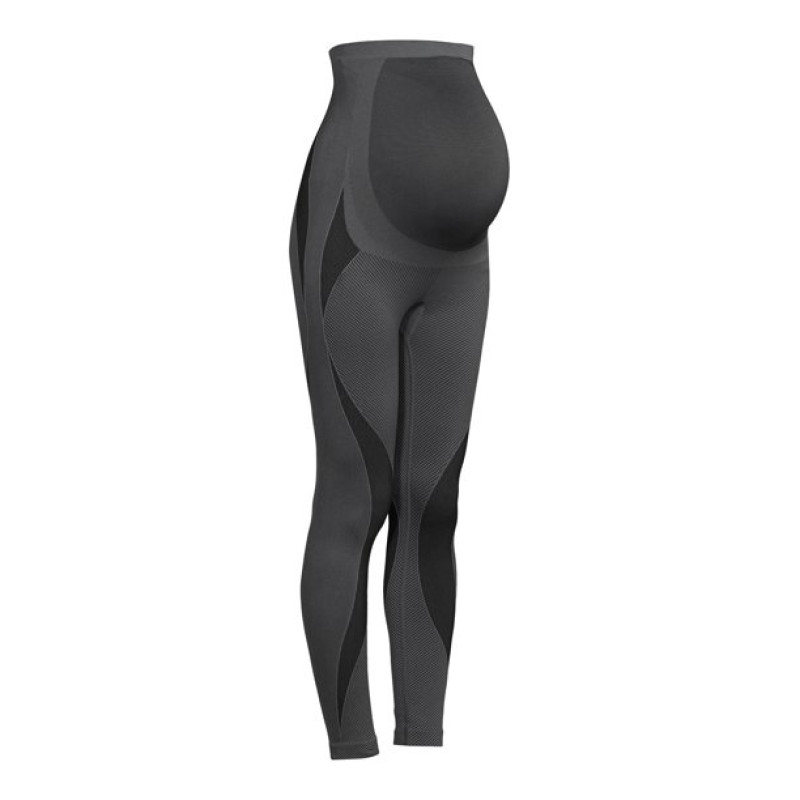 Women S-XL Maternity Leggings Black